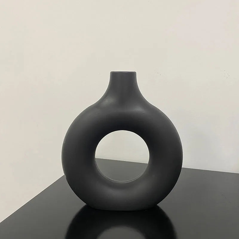 Donut Shaped Flower Vase