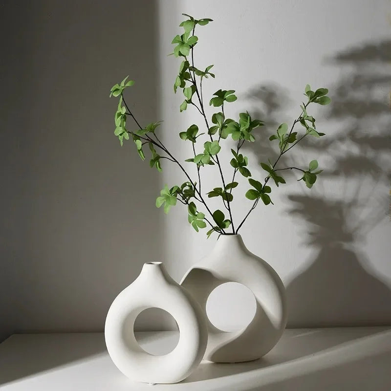 Donut Shaped Flower Vase