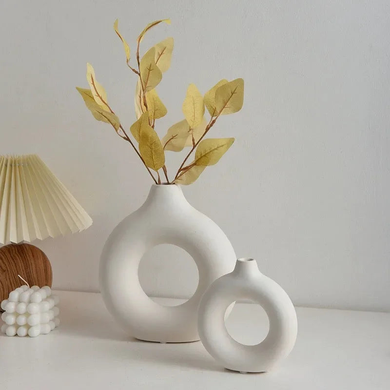 Donut Shaped Flower Vase