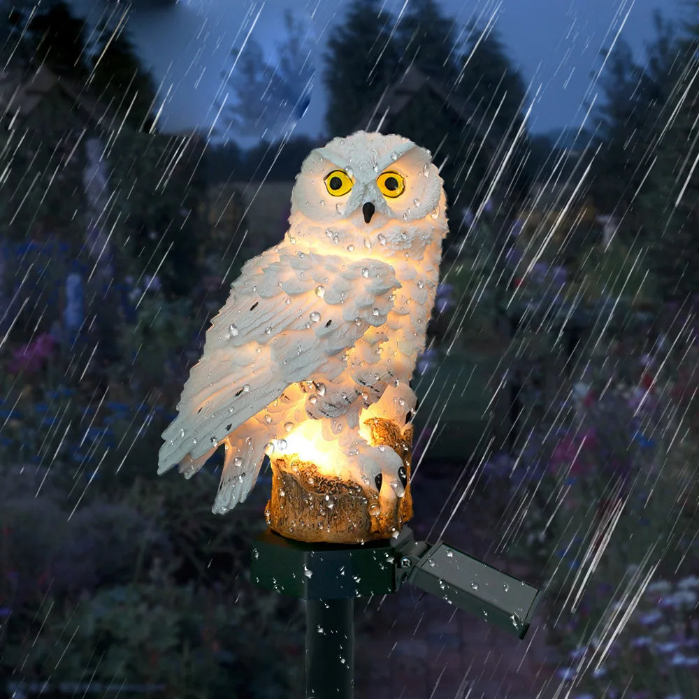 Solar Owl LED Lamp