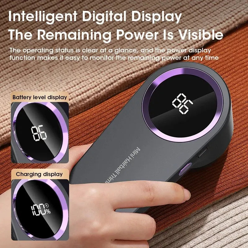 LED Digital Lint Remover
