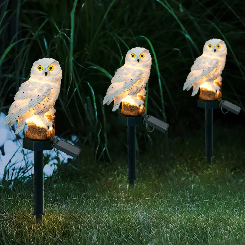 Solar Owl LED Lamp
