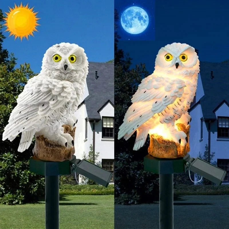 Solar Owl LED Lamp