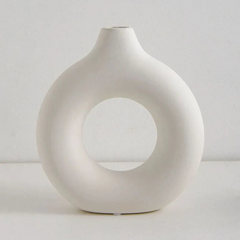Donut Shaped Flower Vase
