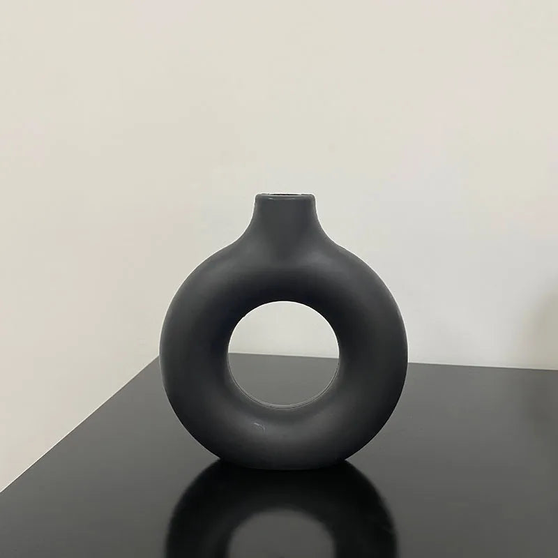 Donut Shaped Flower Vase