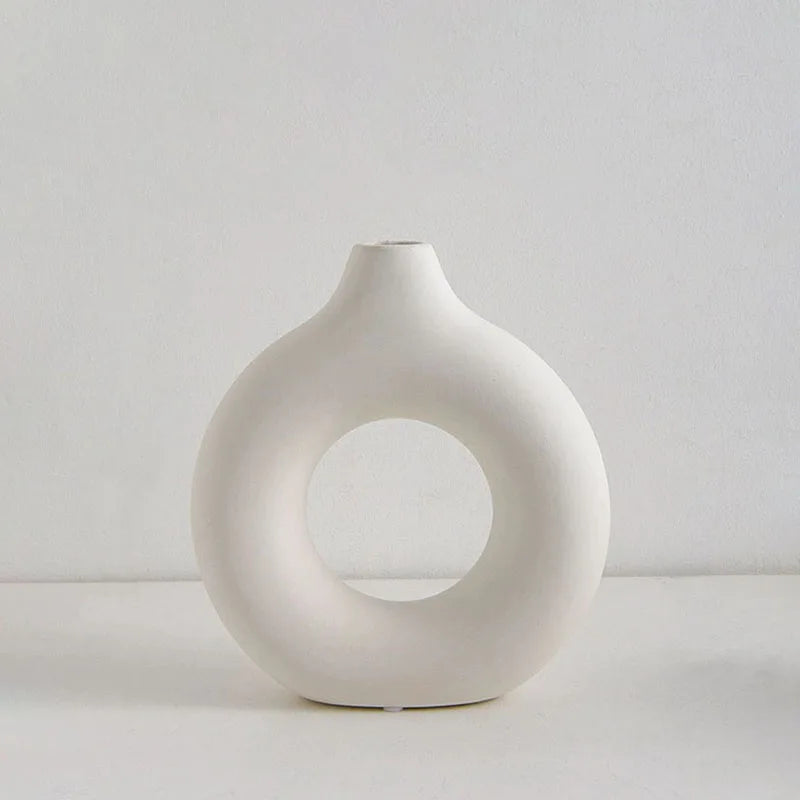 Donut Shaped Flower Vase