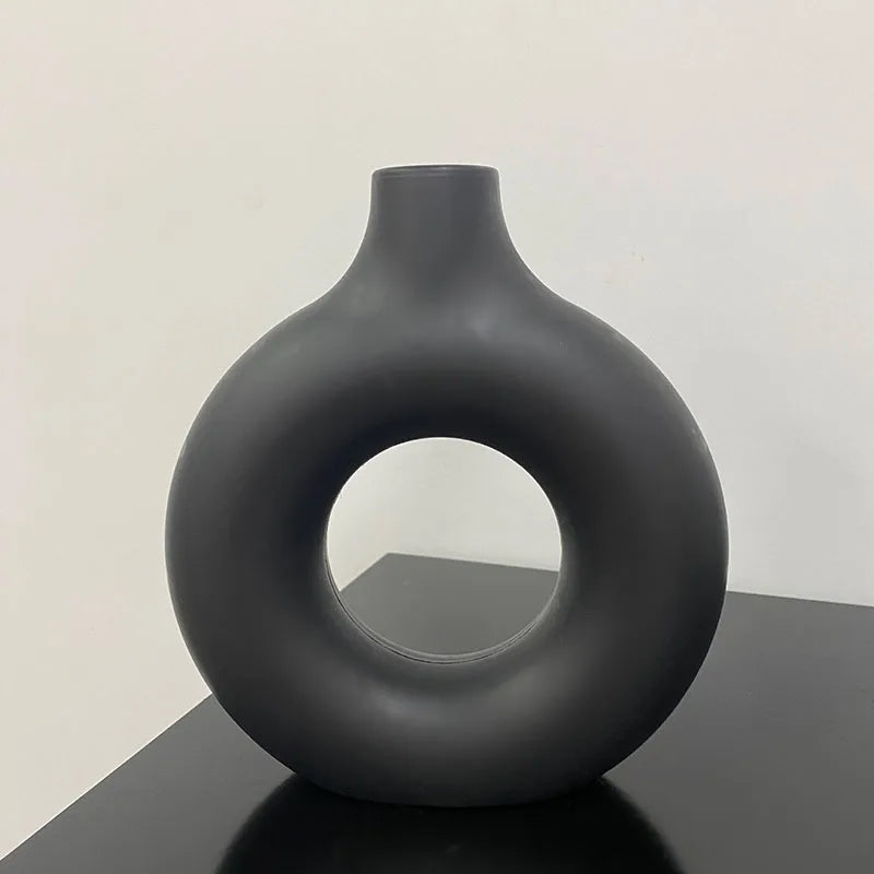 Donut Shaped Flower Vase