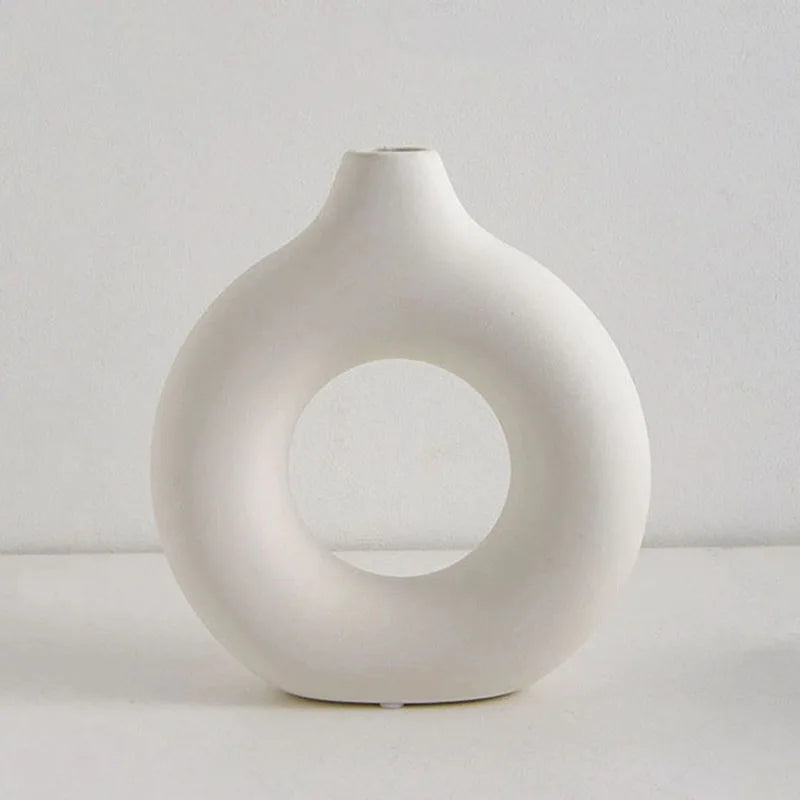 Donut Shaped Flower Vase