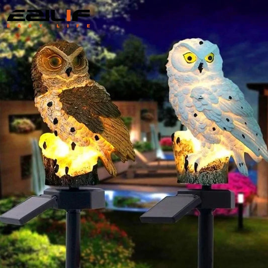 Solar Owl LED Lamp