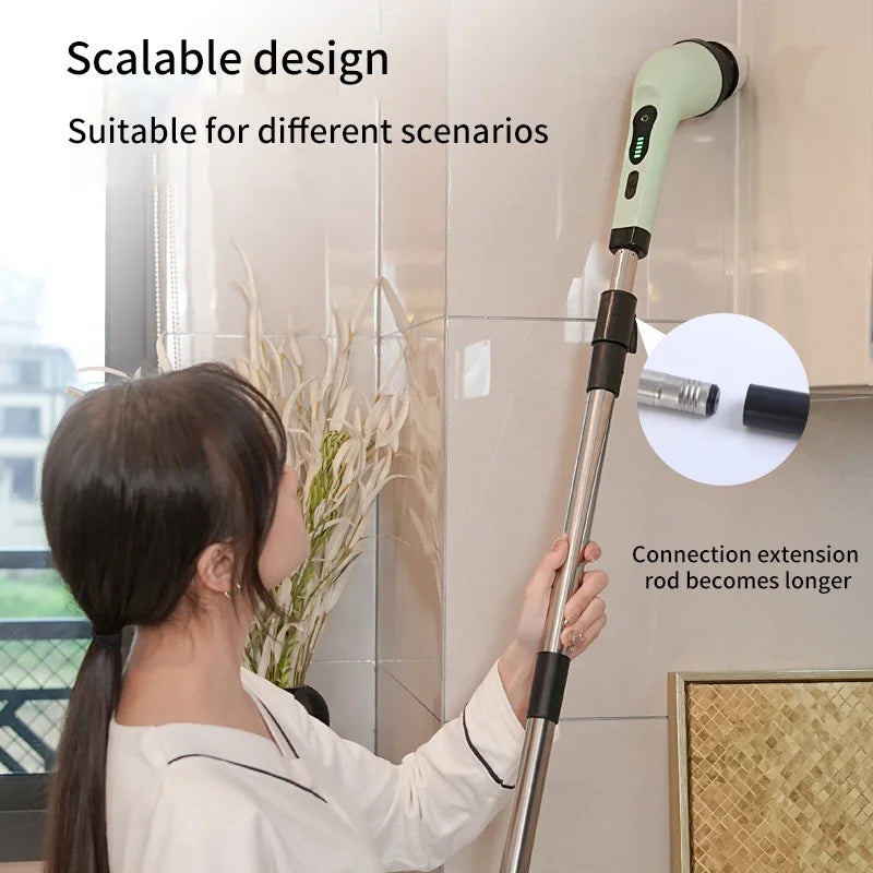 9-in-1 Multifunctional Electric Cleaning Brush