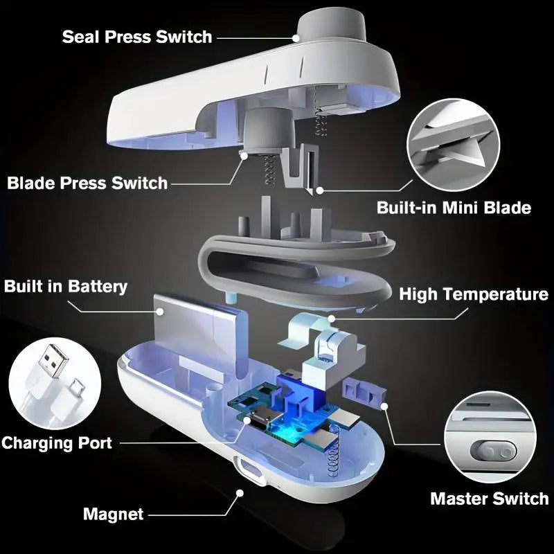 Portable Mini Sealer 2 in 1