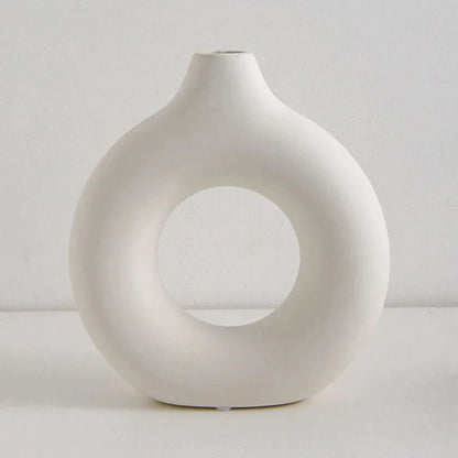 Donut Shaped Flower Vase