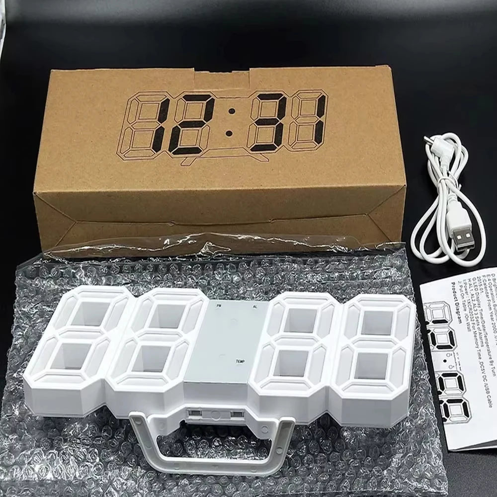 3D LED Digital Clock