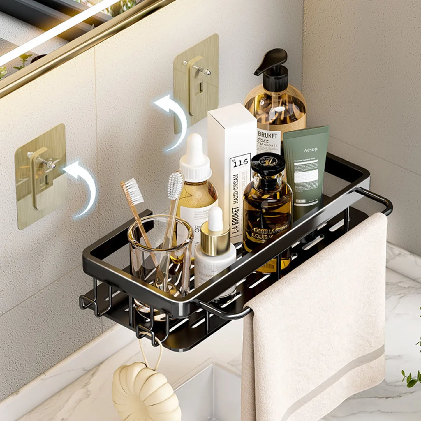 Minimalist Bathroom shelf